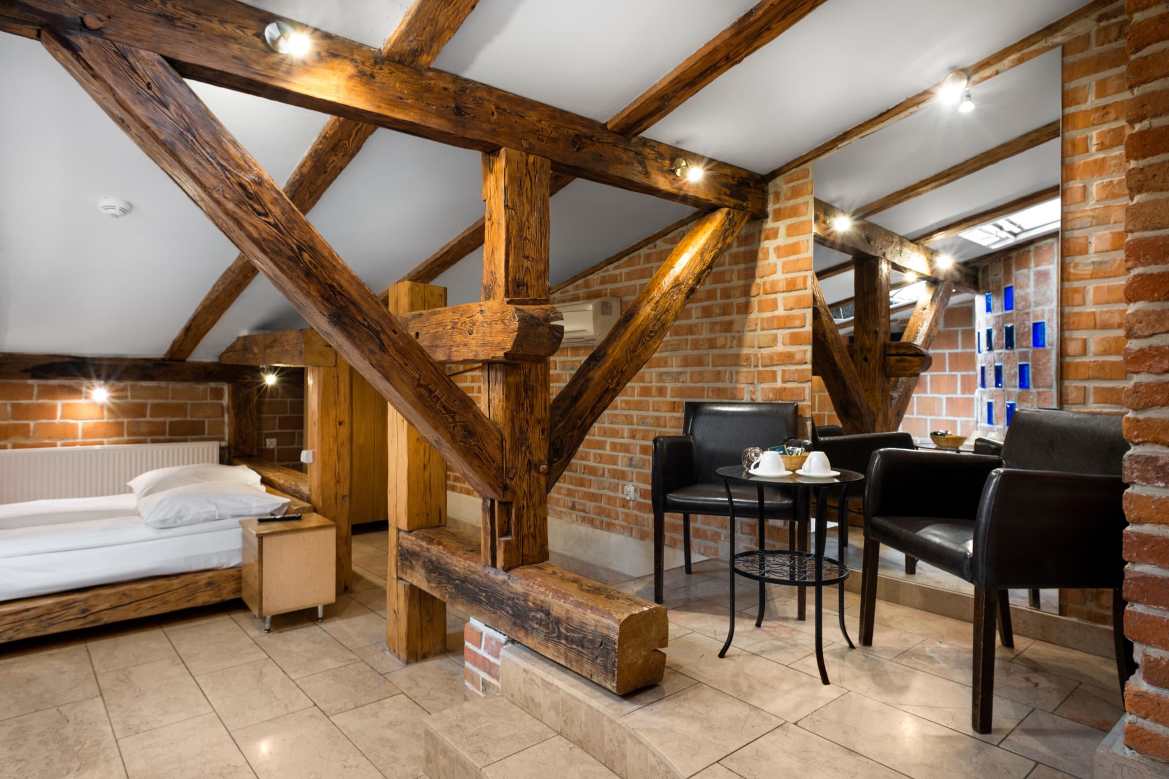 Studio Mansardowe — widok ogólny, Aparthotel Stare Miasto, Kraków